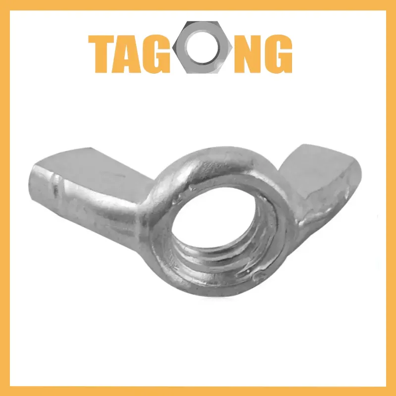 High-Quality Yellow Zinc Plated Wing Nut