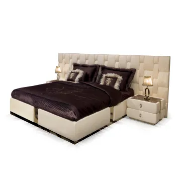Italian Leather Bed Headboard 1.8m Double Modern Design