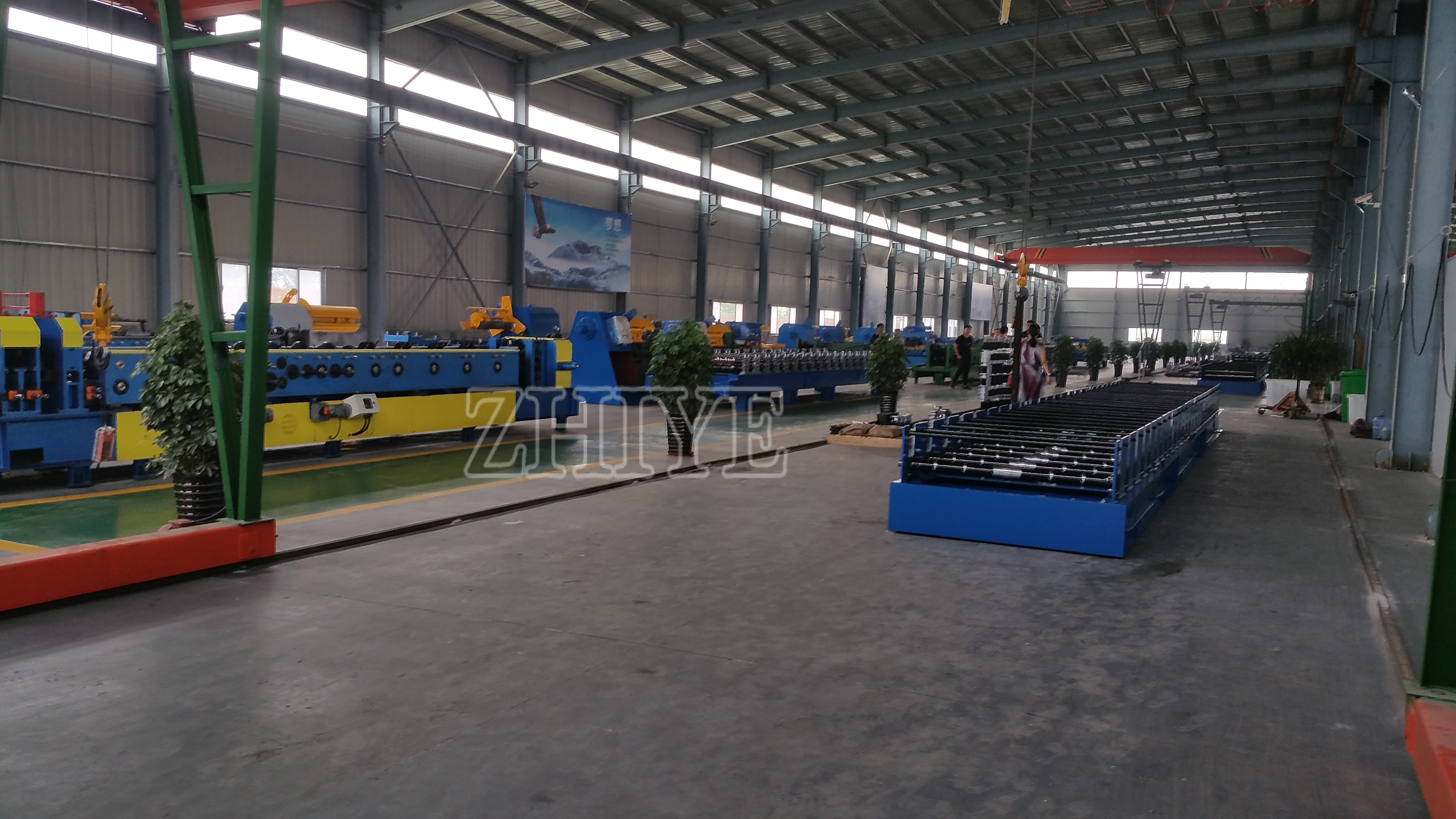 Automatic Steel Gutter Cold Roll Forming Machine