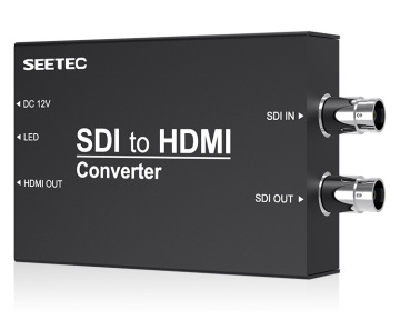 SEETEC STH Factory Outlet: 1080P Aluminum Housing Broadcast Adapter - SDI to HDMI HD Video Converter
