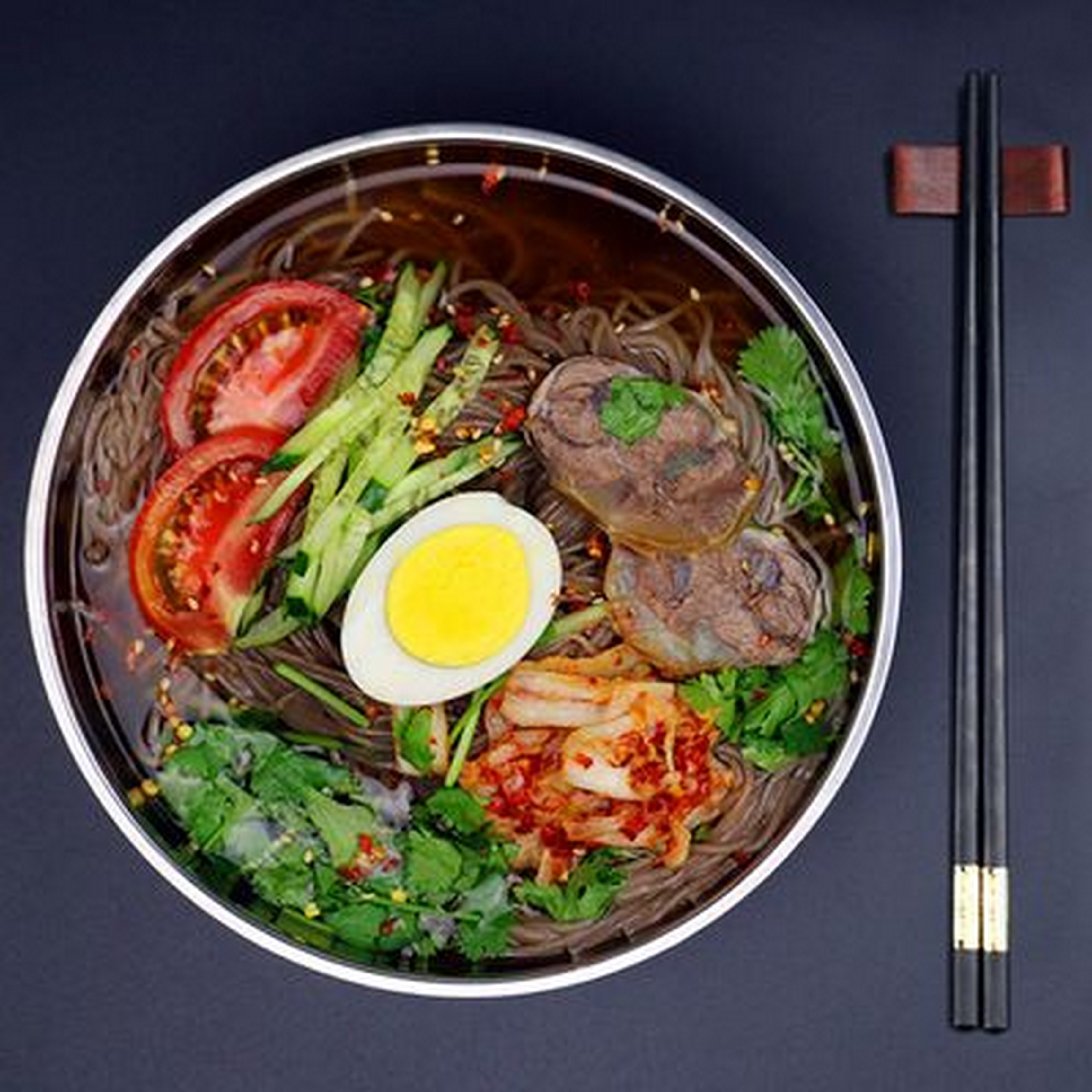 Buckwheat Noodles In Cold Broth