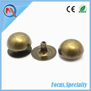 12mm Brass Decorative Clothing Round Rivets