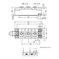 Alta confiabilidad MFC200 1600V Módulo de diodo de tiristor