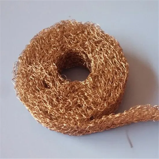 high quality copper knitted wire mesh