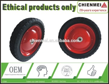 Metal wheel/wheelbarrow tyre/ Ruled Rubber Lawnmower Lawn Push Mower Wheel 6+ inch diameter