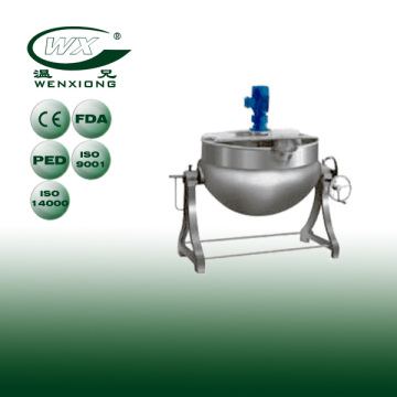 jacketed kettle with agitator food industry