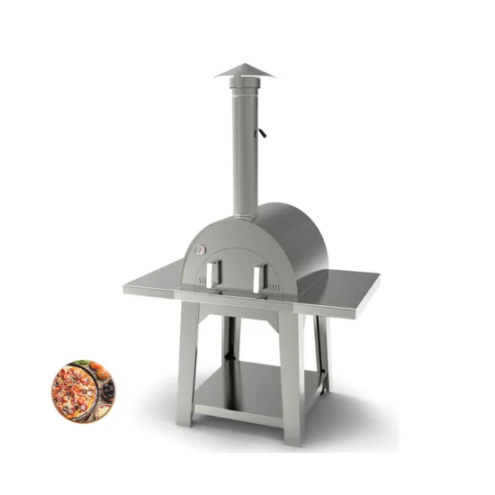 Stainless Steel Commercial Kitchen Outdoor Wood Burning 500 Pizza Oven