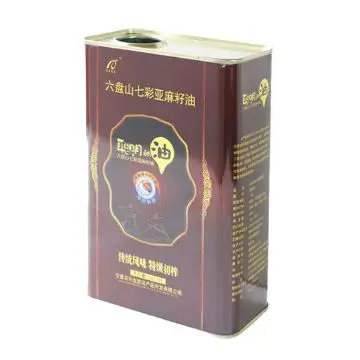 Reliable Quality Linseed Oil Packaging Tin Can