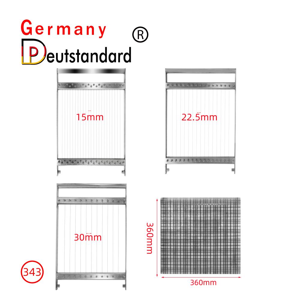 Doppelgitarrenschneider Handbuch Edelstahlschokoladenschneider