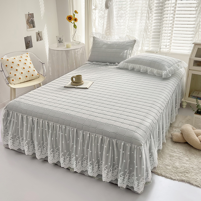 Lace Ruffled Bed Skirt 9 Jpg