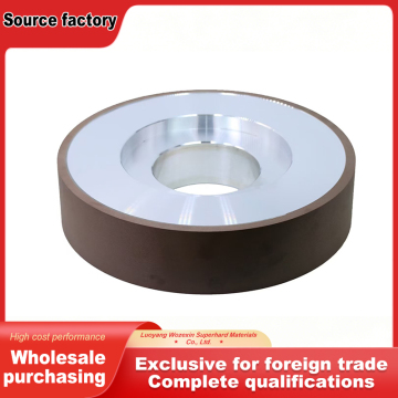 High efficiency resin wheel for cylindrical bar finishing