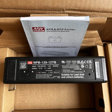 Mean Well 12V-1700W Battery Charger: 120W-1700W 12V/24V/48V Options
