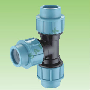 PP Compression Fittings Equal Tee