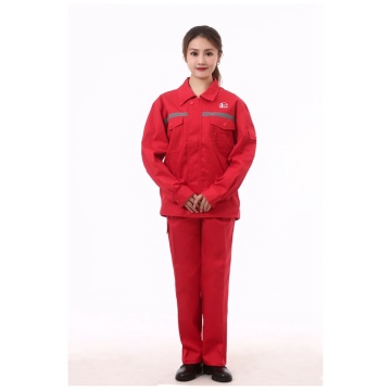 Overall anti-statis merah berkualitas tinggi