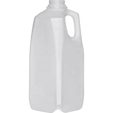 1/2 Gallon HDPE Plastic Milk Jug with 38mm 38-400 Cap - 64 oz.