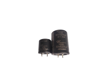 High quality low-voltage horn type electrolytic capacitor