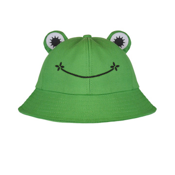 Women Frog Cotton Burcket Hat