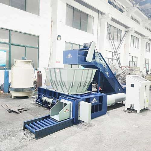 Compressing Baler For Aluminium Cans