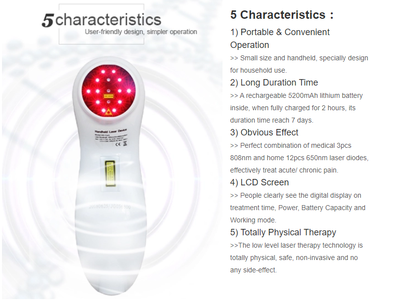 Healthcare Laser Therapy Laser Pain Relief Therapy Equipment