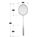 2pcs Badminton Rackets and Carrying Bag Set Badminton Racquet Set Indoor Outdoor Sports Accessory Badminton
