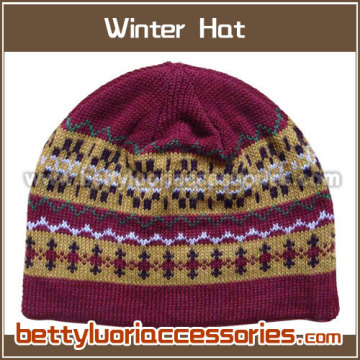 Gorro del telar jacquar