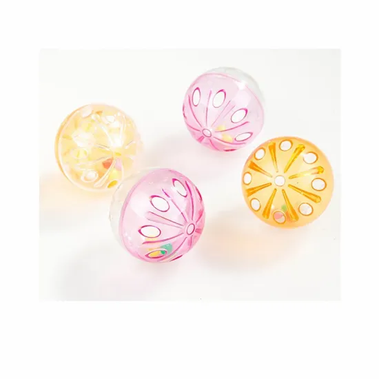 Various color available Plastic bell ball for dog and cat