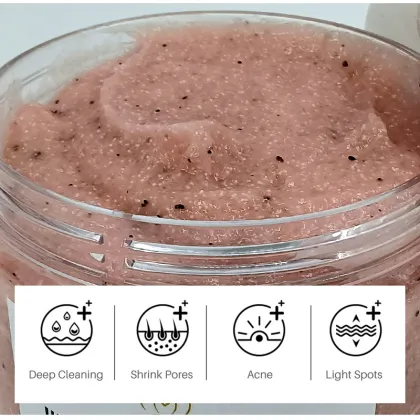 Wholesale Organic Salt Moisturizing Scrub: Brightening Himalayan Pink Salt Body Scrub for Exfoliating Skin Care
