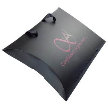 Logo Foiled Matte Lamination Pillow Paper Box