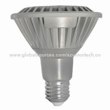 14W LED Spotlight Bulb, PAR30 Type, 26-piece 3020 SMD LED Chip, 1500lm/40° Beam Angle, 110-260V