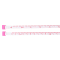 شريط قياس دائري قابل للسحب باللون الوردي