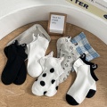 Diseño único de calcetines de botes bordados KT KT