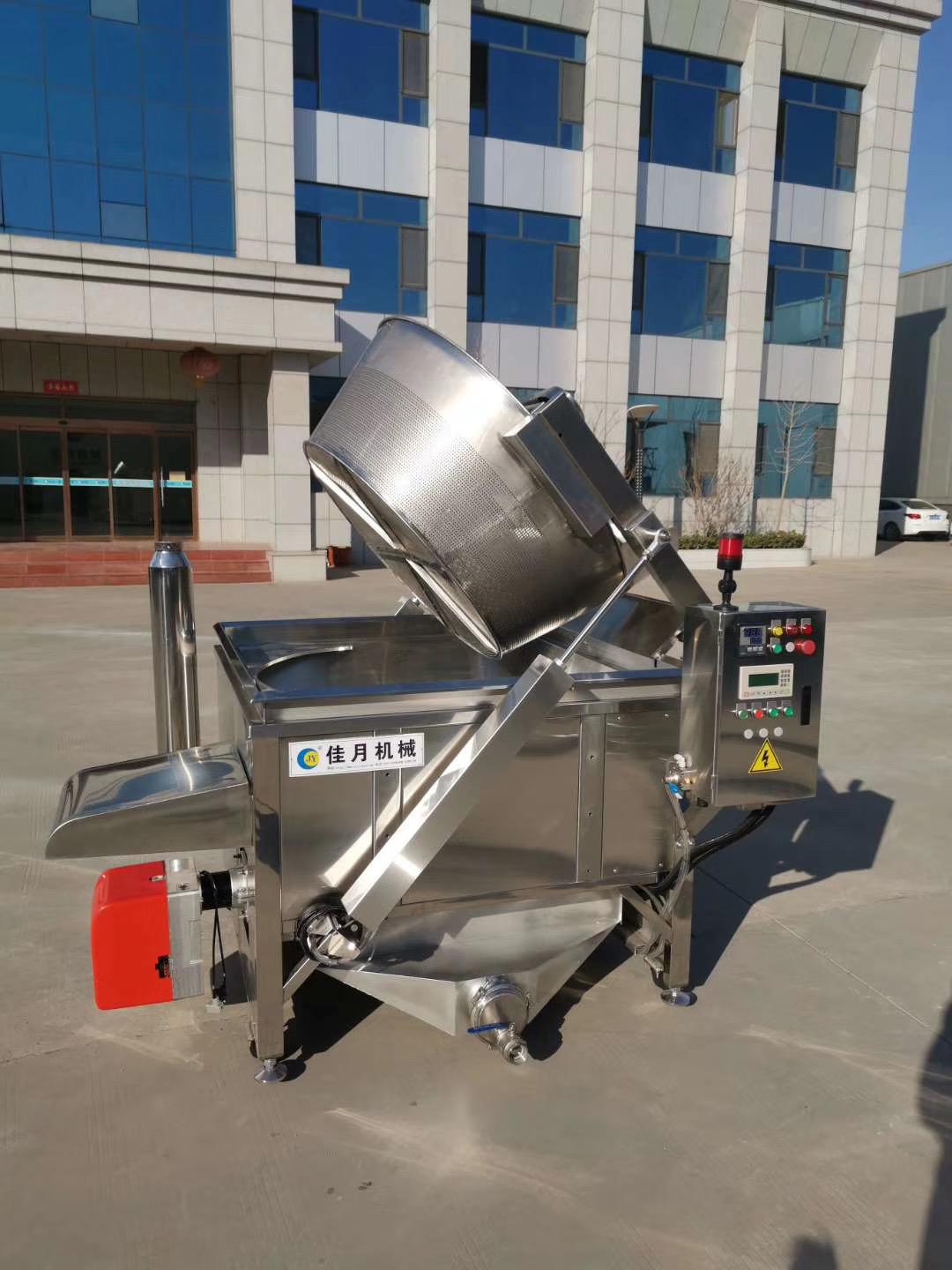 New Batch Automatic Frying Machine for Small Scale Snack Food Factory for Churros Cassava Plantain Chips in Restaurant Use