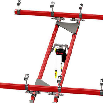 Flexible Composite Underslung Crane: Ceiling Mounted Bridge Crane for Double Rail Railway Linear Transport