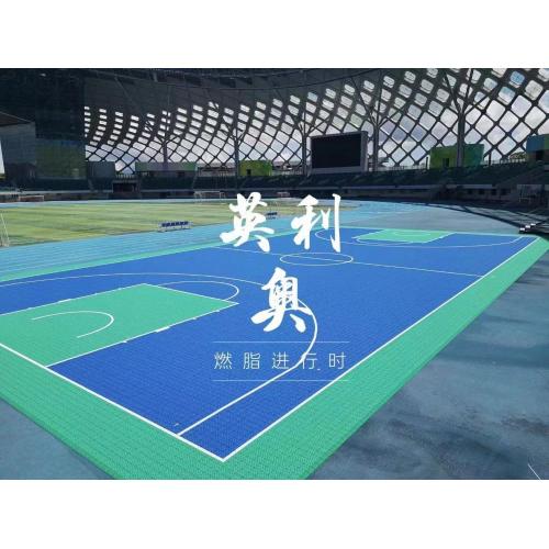 Enlio PP Modular Sports Flooring Interlocking Court Tiles