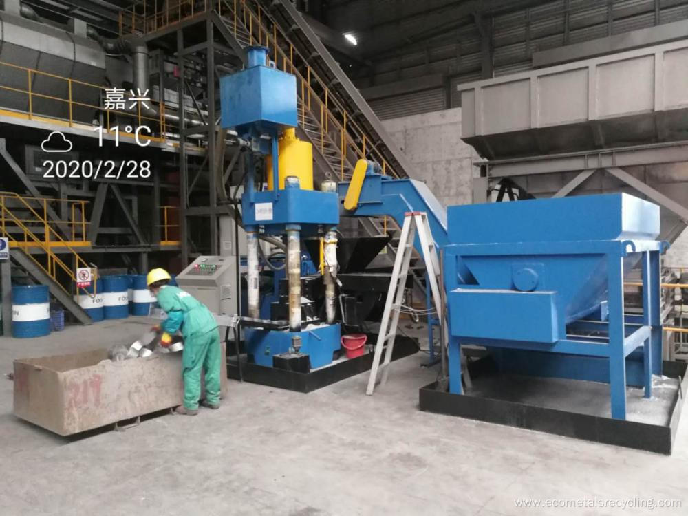 Ecohydraulic Al Grans Granules Briquetting Press Machine