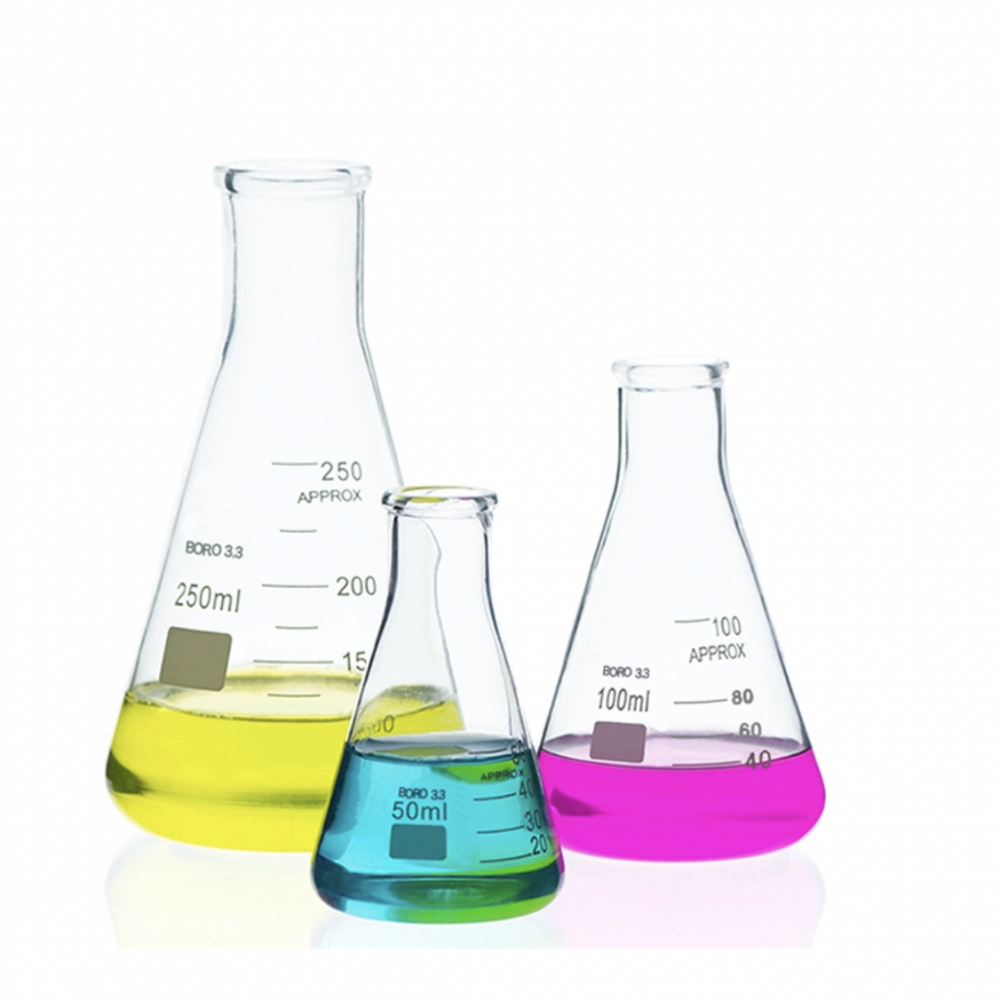 보로 실리케이트 유리 3.3 Erlenmeger Conical Flask 300ml