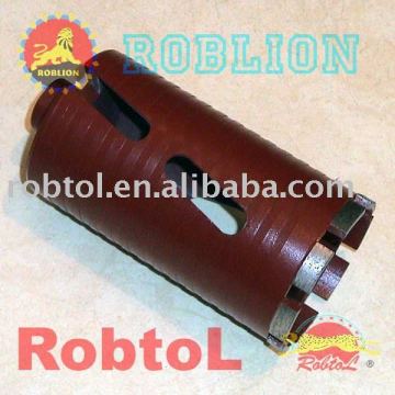 Masonry Diamond Core Bits with Spiral Tube for Brick, Block and Light Duty Concrete/diamond core bits(CBAA)