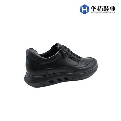 Άνετα ανδρικά αναπνέοντα δερμάτινα παπούτσια