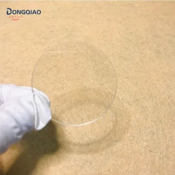 Custom Optical CaF2/MgF2 Round Glass Edge Painting Windows