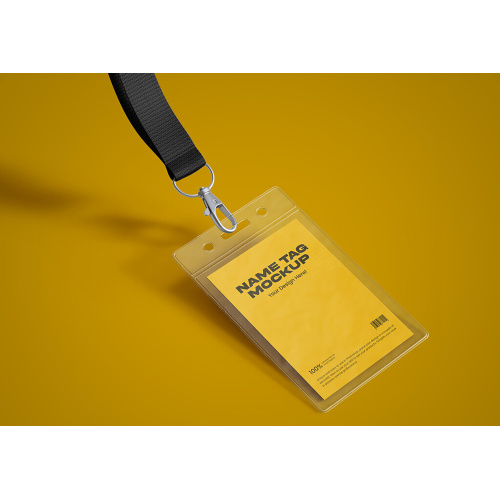 Custom ID badge holder