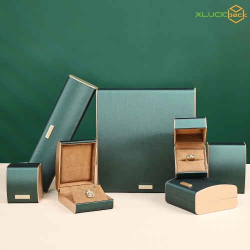 Custom Arch Leather Display Bracelets Blue Necklace Boxes