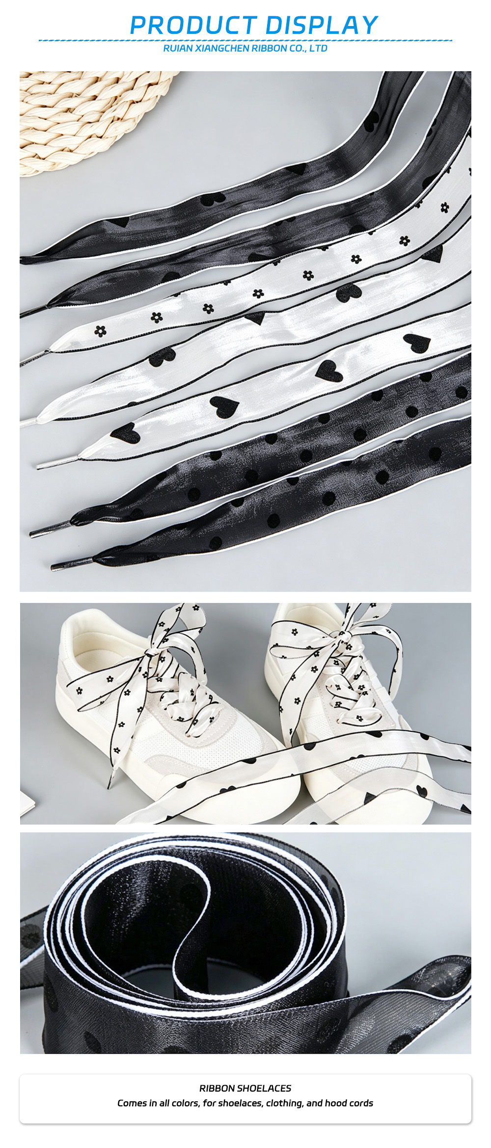 26-Ribbon shoelaces x