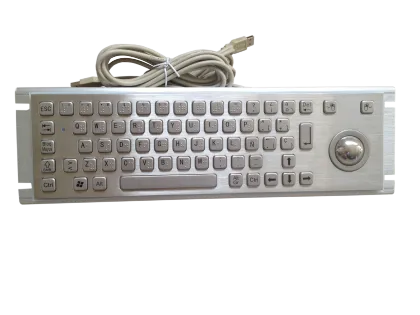IP65 Waterproof Industrial Mini Keyboard With Trackball / F