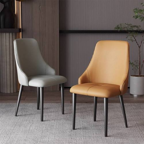 Cadeiras de couro de estilo italiano modernas