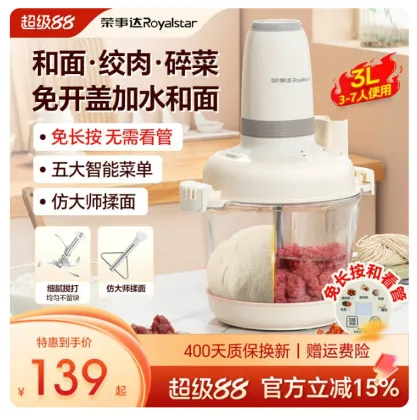 Multifunctional Meat Grinder & Dough Mixer for Home