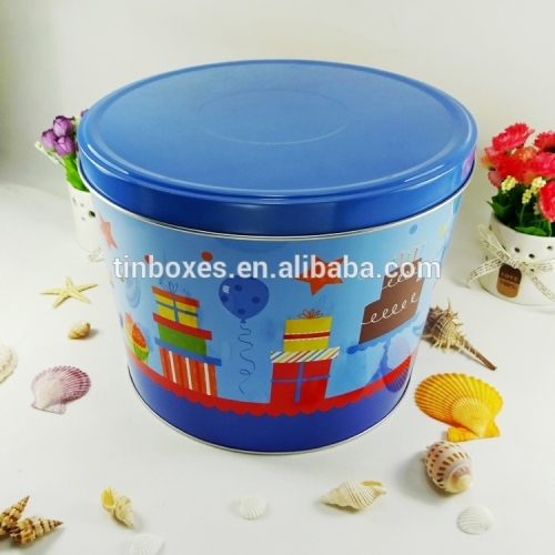 Hot sale popcorn gift tin jar
