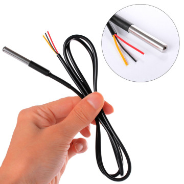 Waterproof Digital Temperature Sensor Probe DS18B20 for Thermometer, 1m