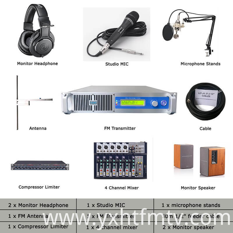 Digital Broadcasting Equipment 500 watt FM Transmitter China Manufacturer
