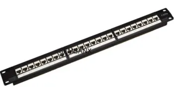 Cat5e 24 Ports Module Type Patch Panel 