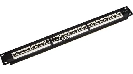 Cat5e 24 Ports Module Type Patch Panel 